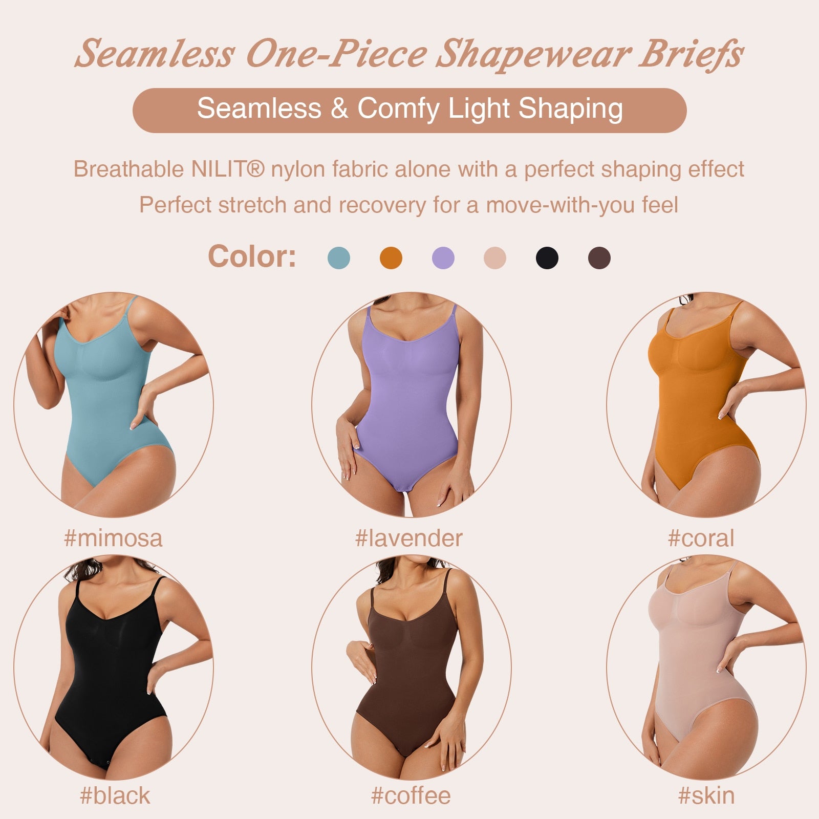 Seamless Shapewear Bodysuit Slimming Women Underwear Corset